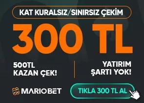 Mariobet İlk Üyelik Bonusu